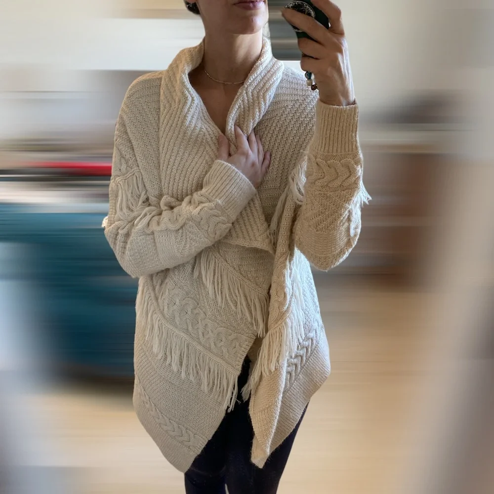 H&M fringe sweater - Picture 1 of 6